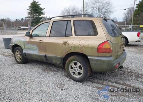 2003 Hyundai Santa Fe из США, поврежденный, VIN KM8SB12B63U439123